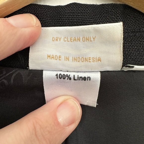 Island Importer Linen Sports Coat Size 40 - Picture 5 of 16